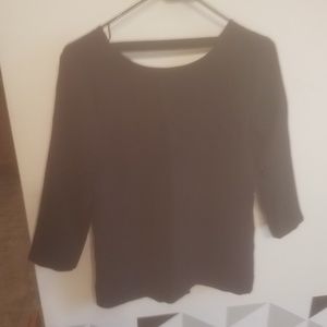 NWOT Theory Black dress shirt